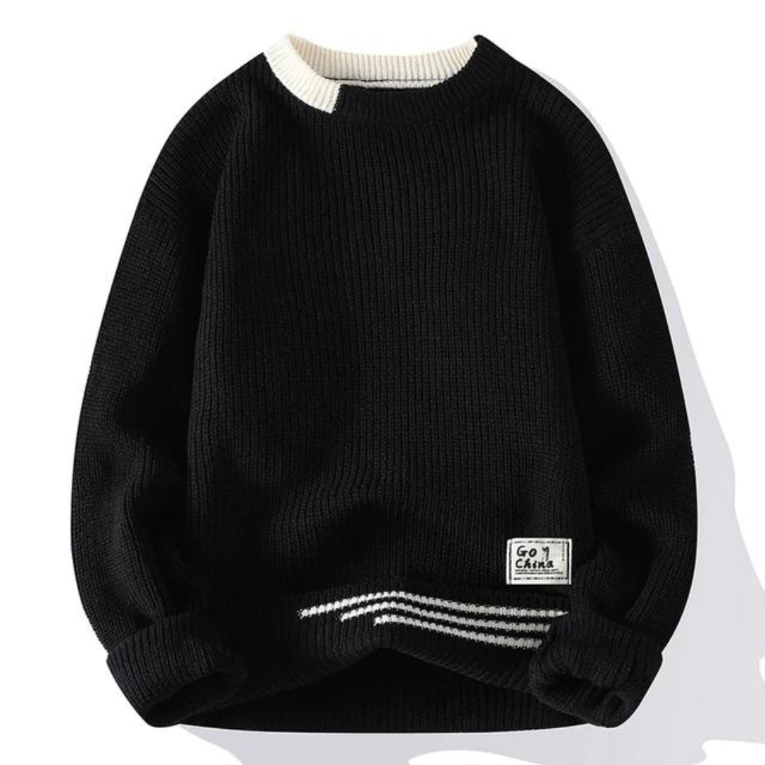 Herren Pullover Weiches Strickwerk Warm