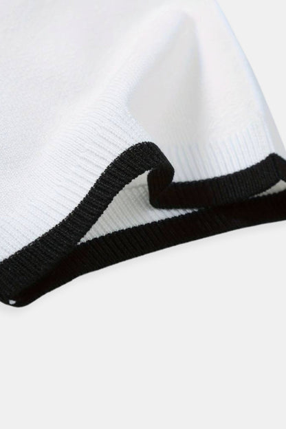 Herren Poloshirt Klassisch Mit Reißverschluss Modern