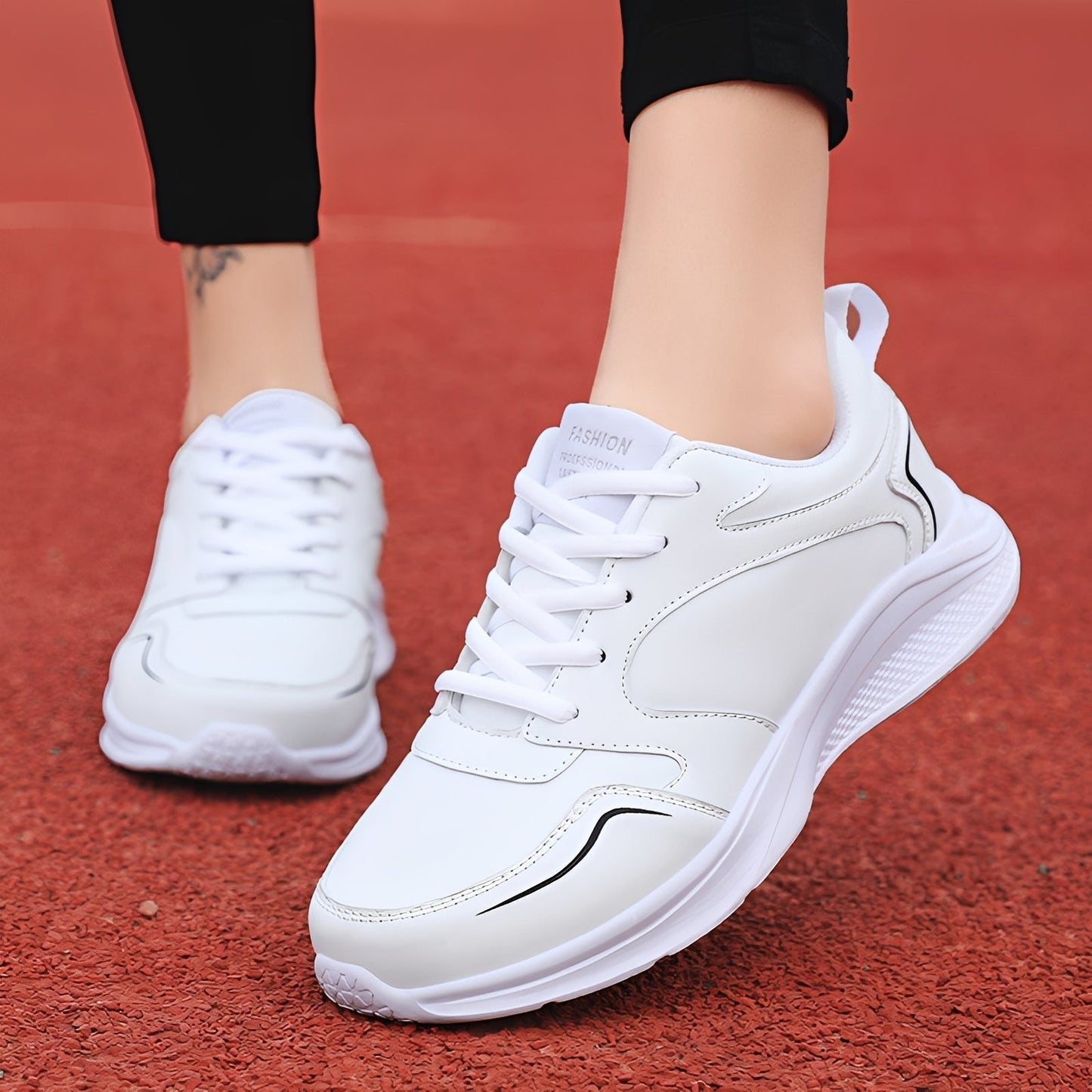 Damen Schnürschuhe Bequem Lässig Schwarz - Norvielle