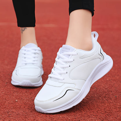 Damen Schnürschuhe Bequem Lässig Schwarz - Norvielle