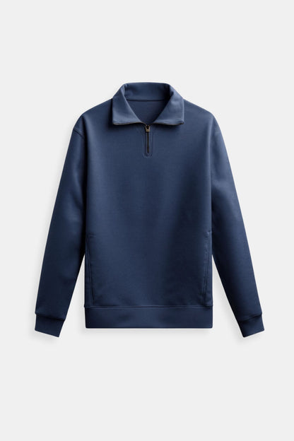 Herren Fleecepullover Reißverschluss Modern Wärmer