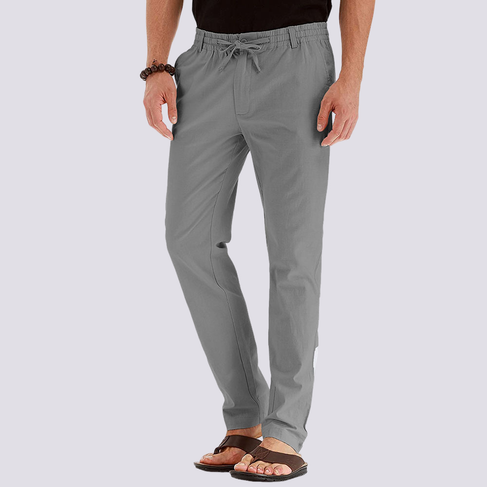 Herrenhose Elastischer Bund Freizeithose Bequem
