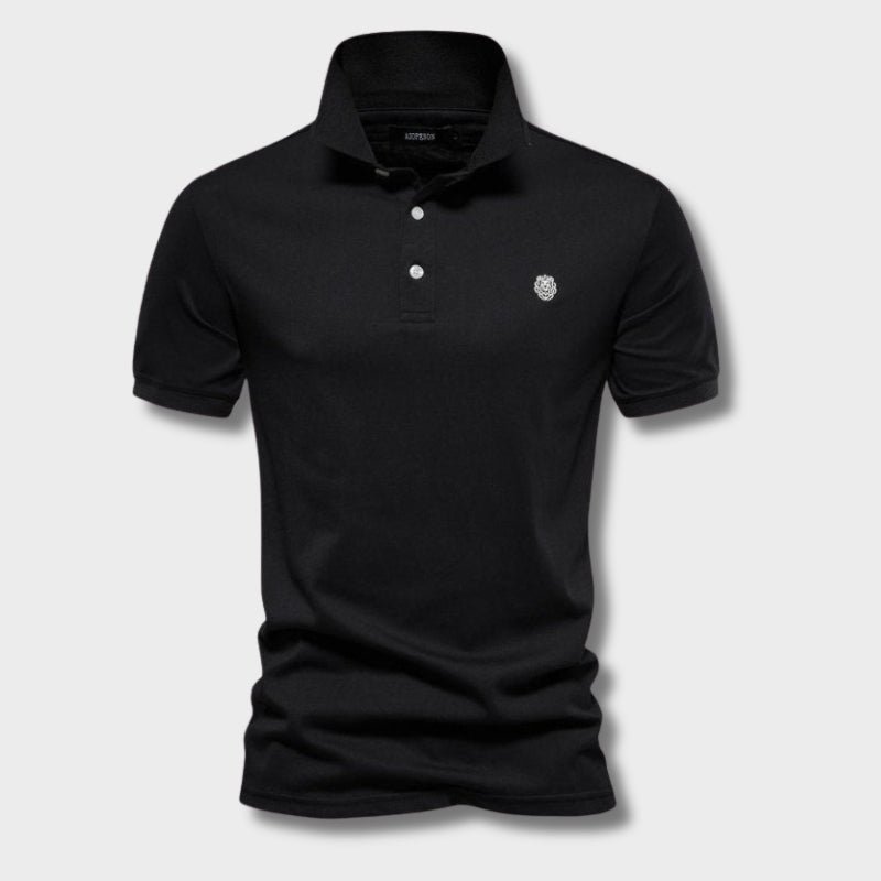 Herren Slim-Fit Poloshirt Elegantes Design Zeitlos