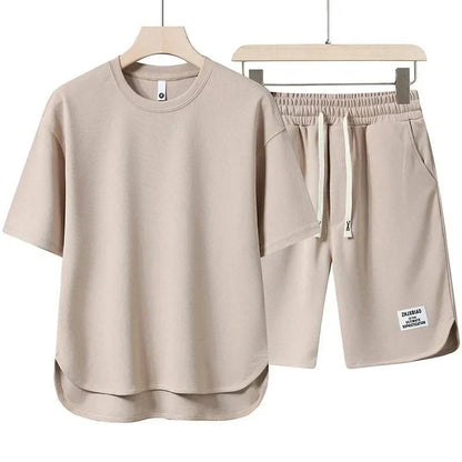 Herren Zweiteiler Set Baumwolle Bequem