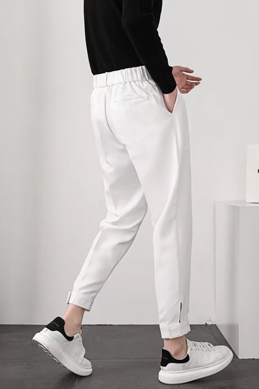 Herren Slim-Fit-Hose Elegant für Business