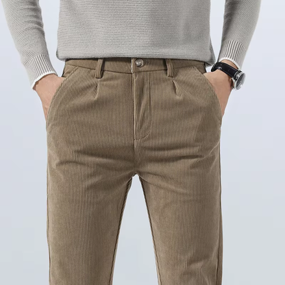 Herren Chinohose Khaki Modern