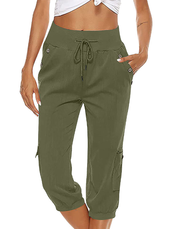 Damen Freizeithose Komfort Hose Bequem Alltag