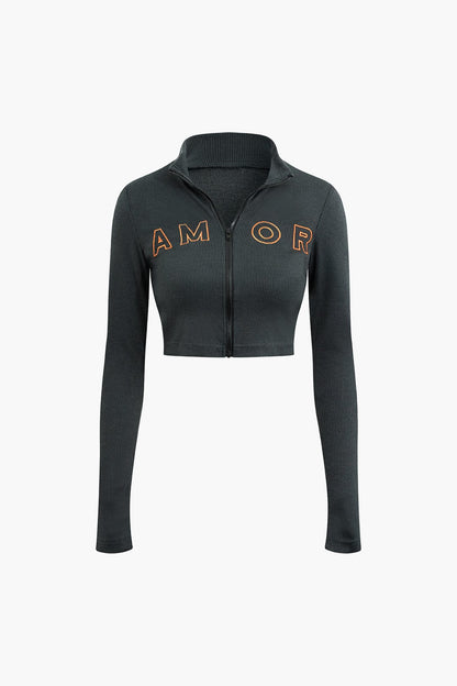 Damen Zweiteiler-Set mit Zip-Jacke und Plissee-Rock Sportlich