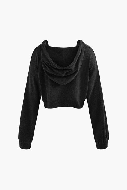 Damen Hoodie Midi Kleid Set Zweiteiler Lässig