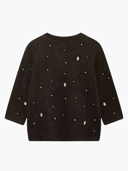 Damen Strickcardigan Elegantes Langarm-Modell