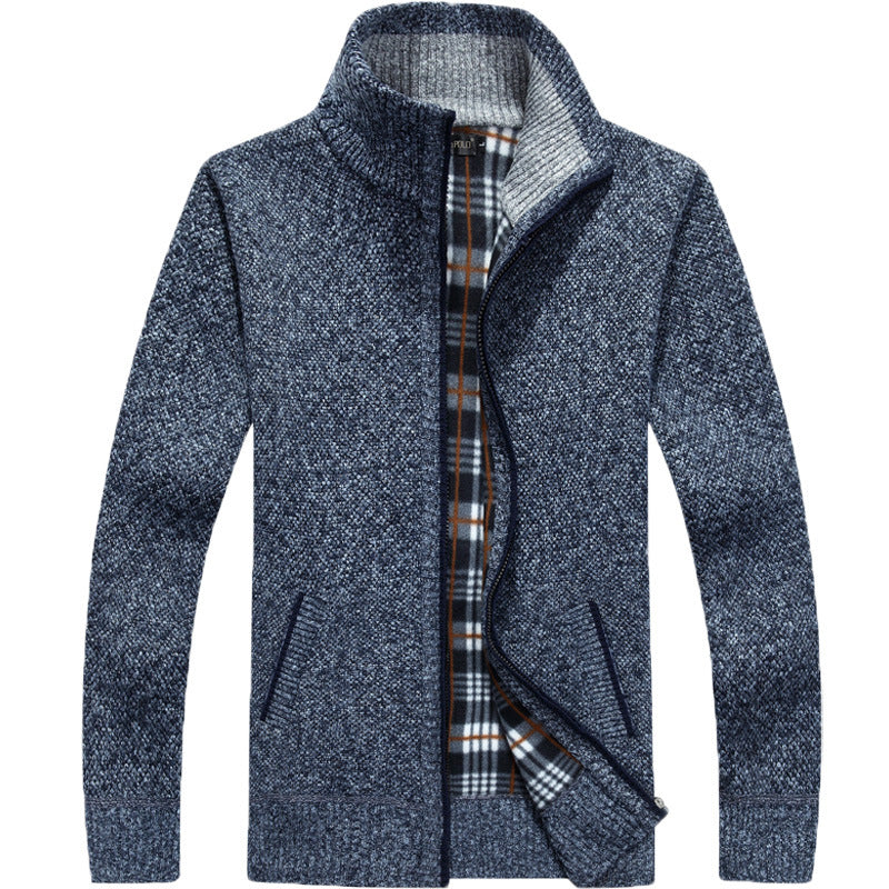 Herren Strickjacke Full-Zip Modern