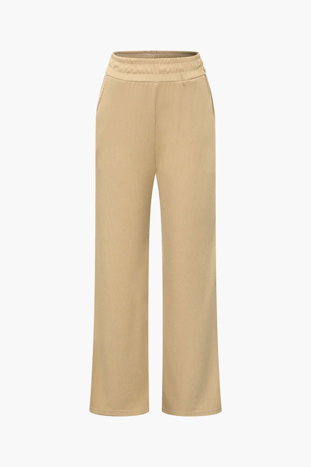 Damen Zweiteiler Asymmetrisch Weite Hosen Set