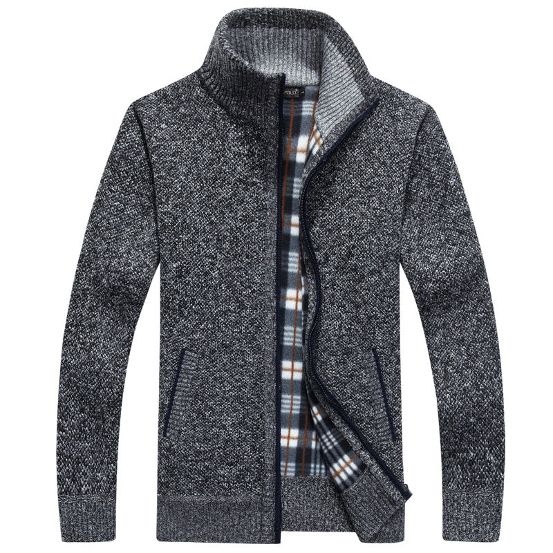 Herren Strickjacke Full-Zip Modern