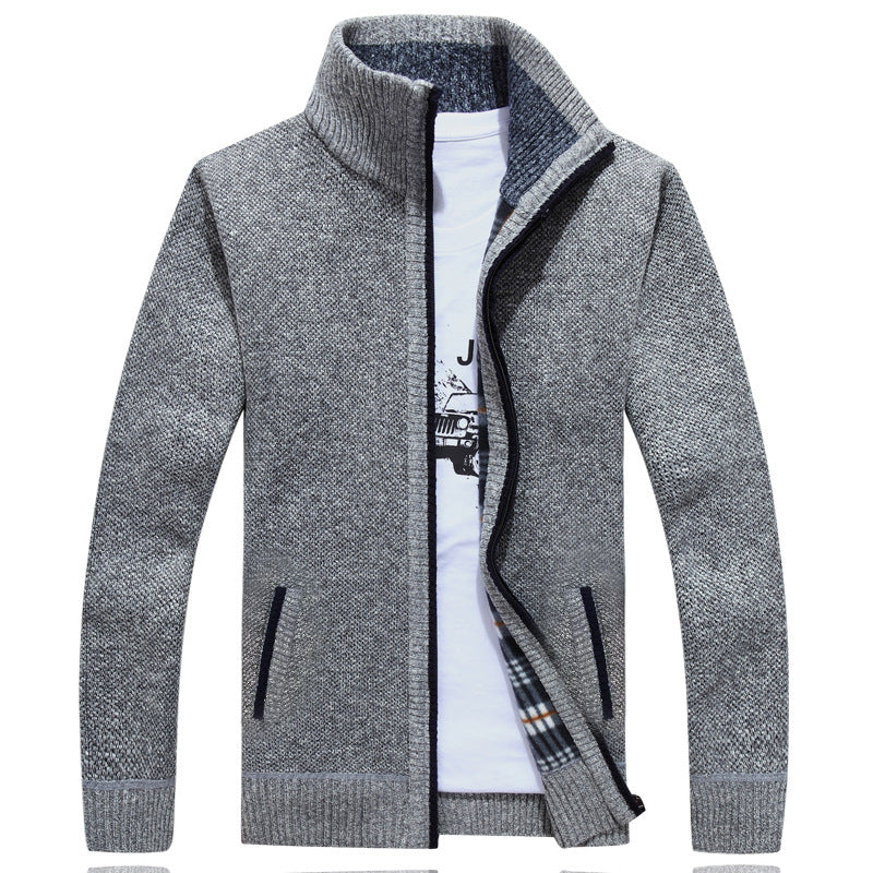 Herren Strickjacke Full-Zip Modern