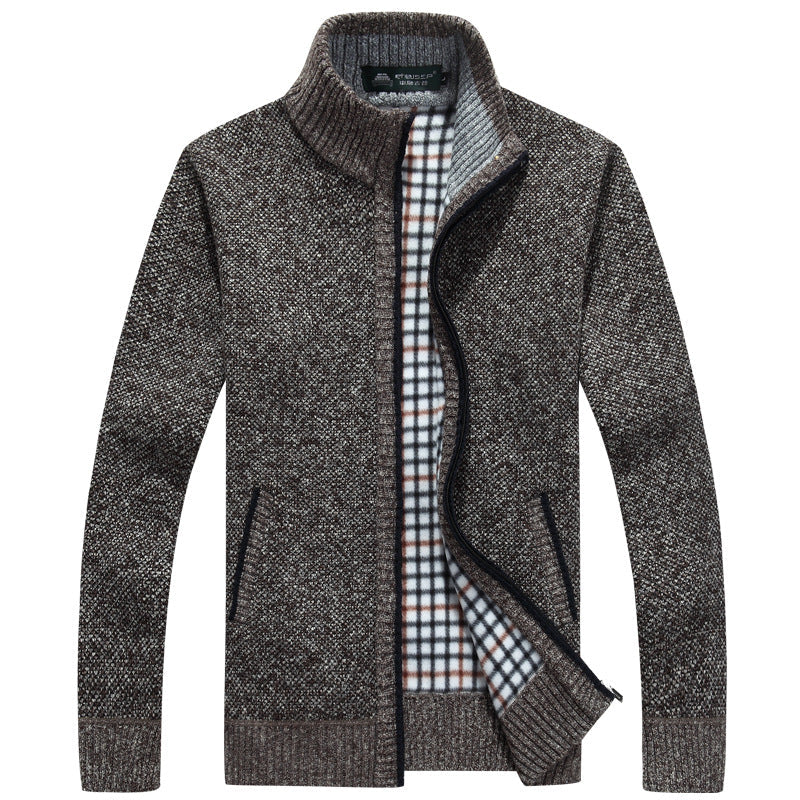 Herren Strickjacke Full-Zip Modern