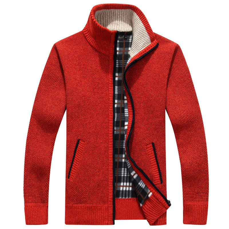 Herren Strickjacke Full-Zip Modern