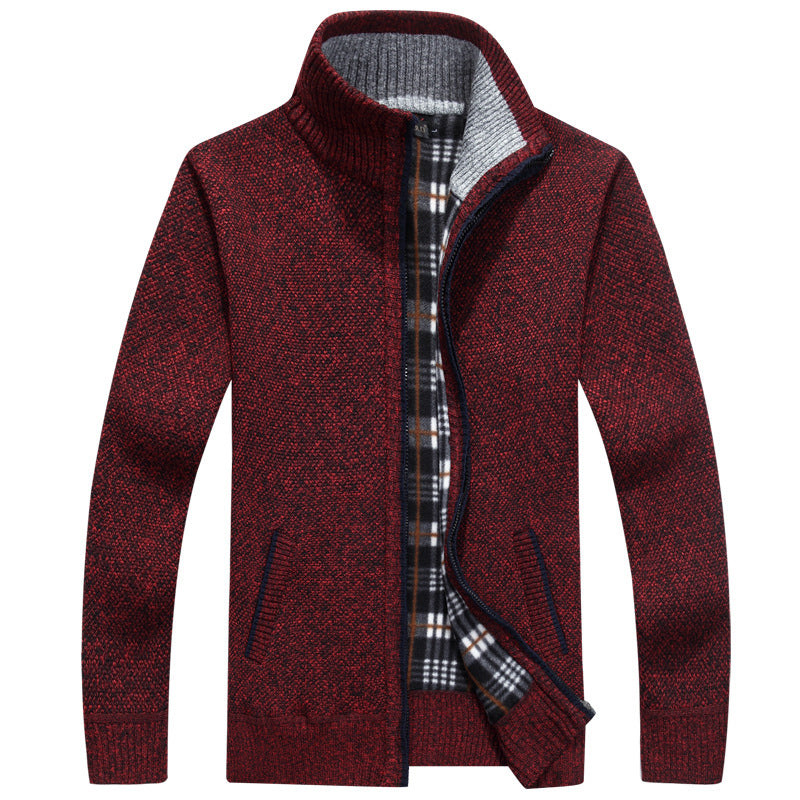 Herren Strickjacke Full-Zip Modern