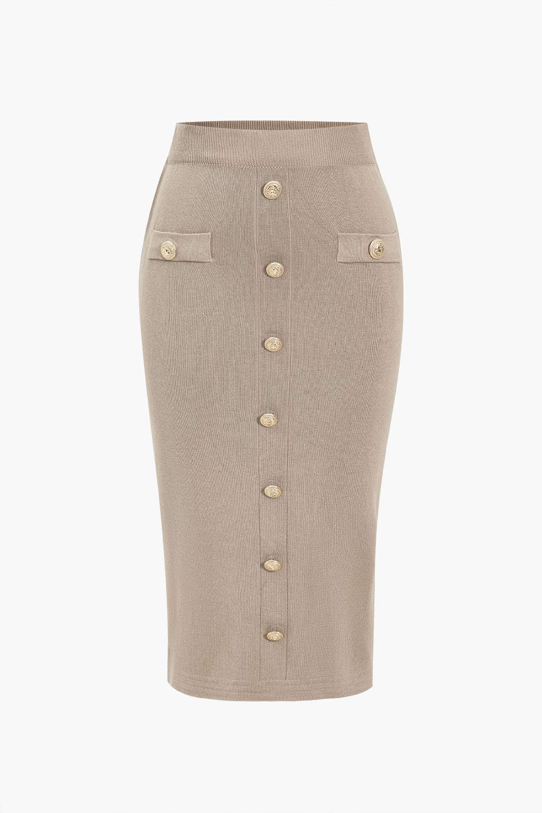 Damen Strick-Set Cardigan Lang Bleistiftrock
