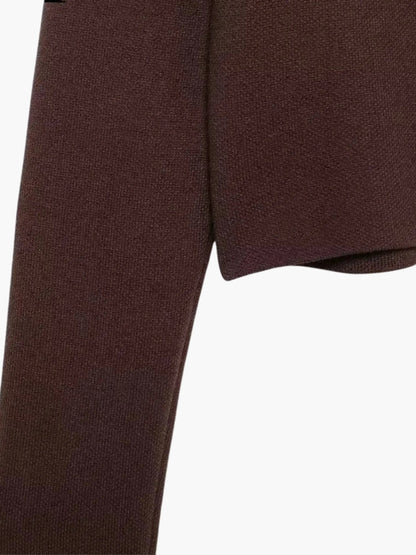 Damen Strick-Cardigan Doppelreihig Warm