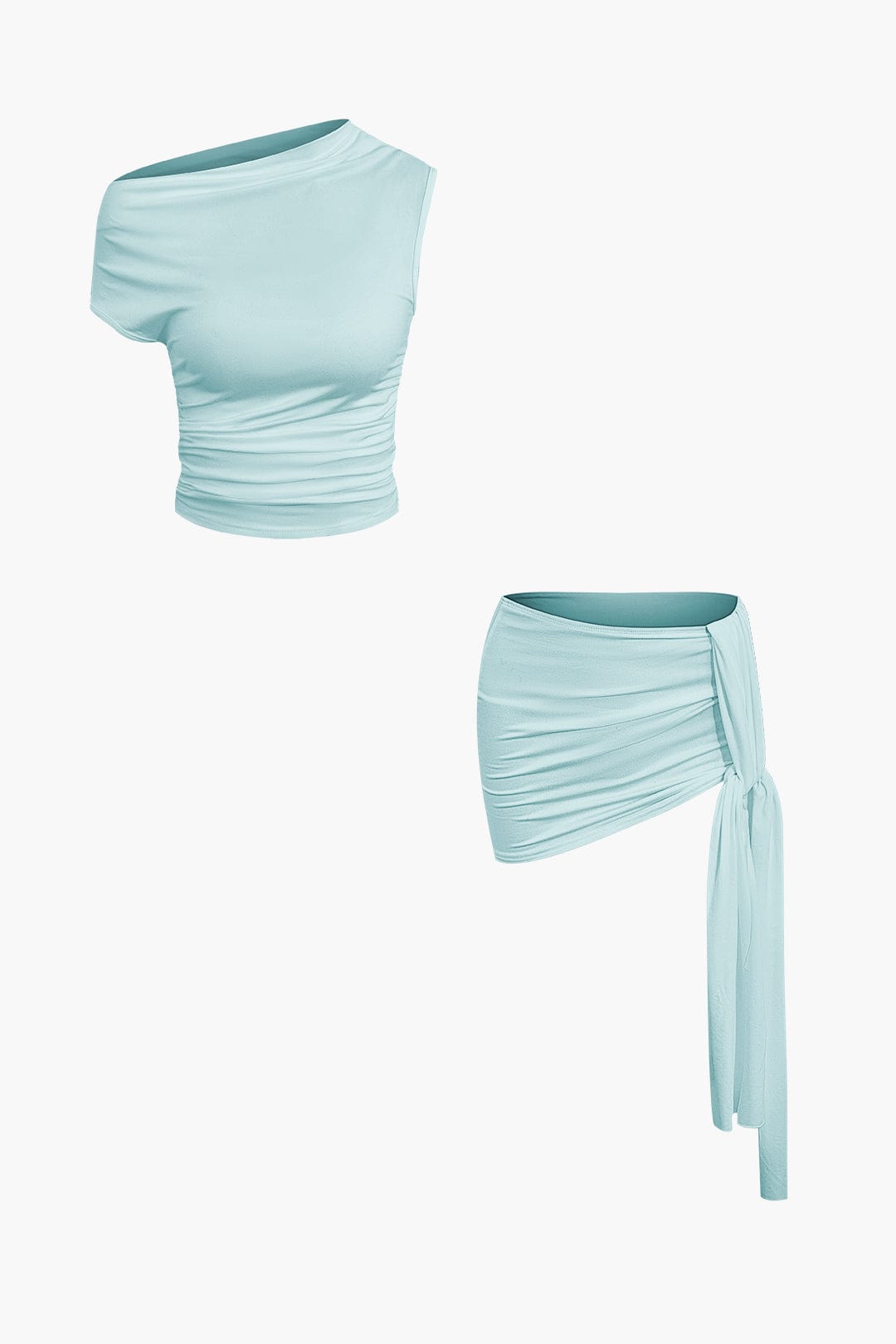 Damen One-Shoulder- mit Minirock