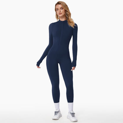 Damen Einteiler Jumpsuit Winter Overall Bequem Wärmer - Norvielle