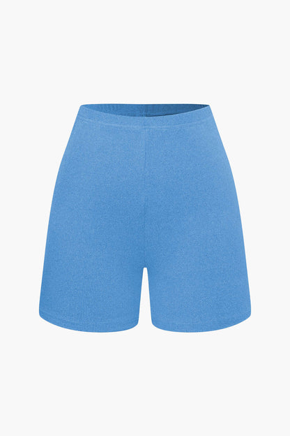 Damen Zweiteiler Set Bustier und Shorts