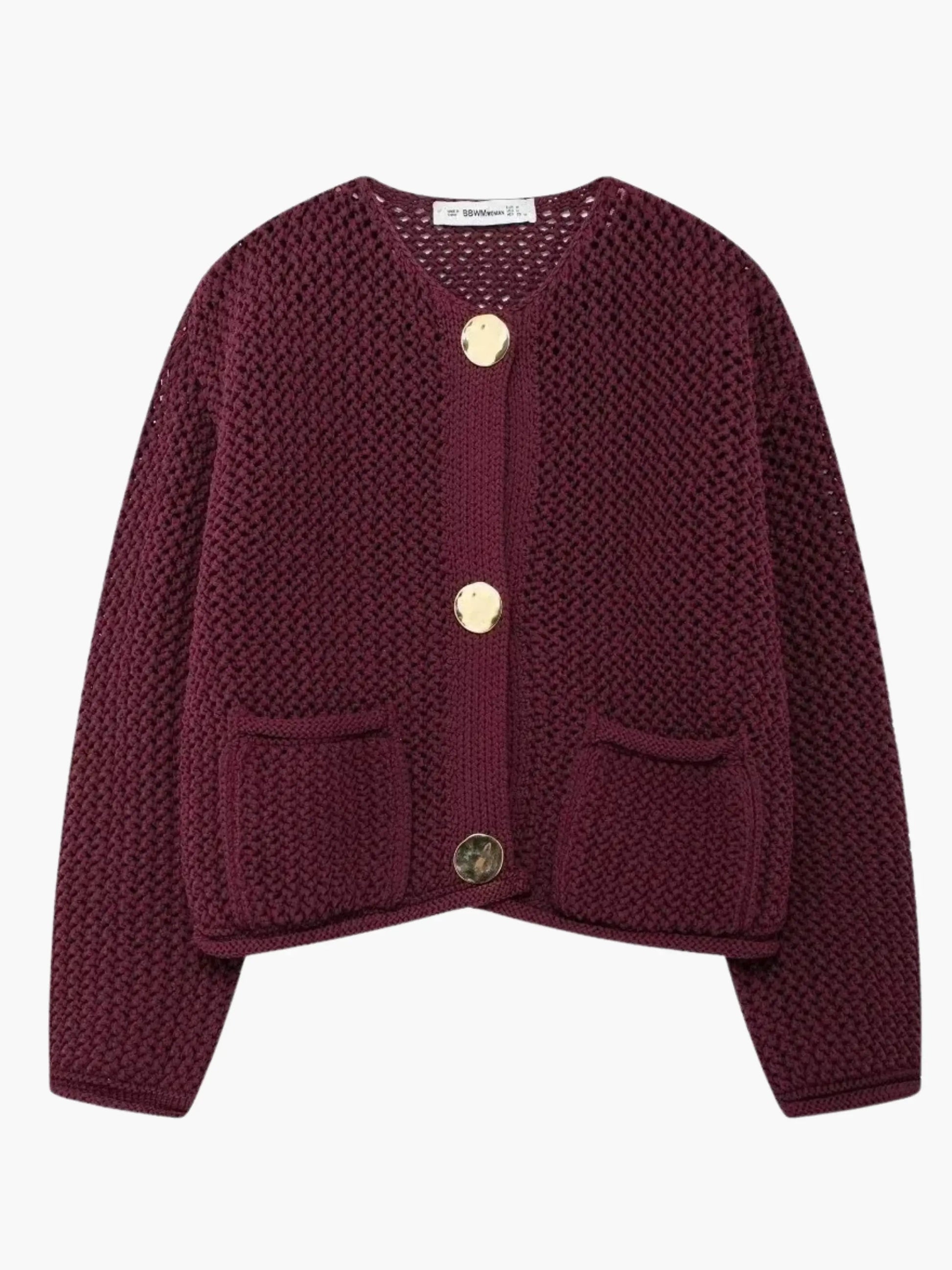 Damen Grobstrick Strickjacke Oversized - Norvielle