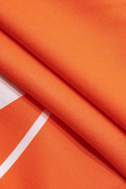 Damen Zweiteiler Baumwolle Knoten-Oberteil Bambus-Print-Hose