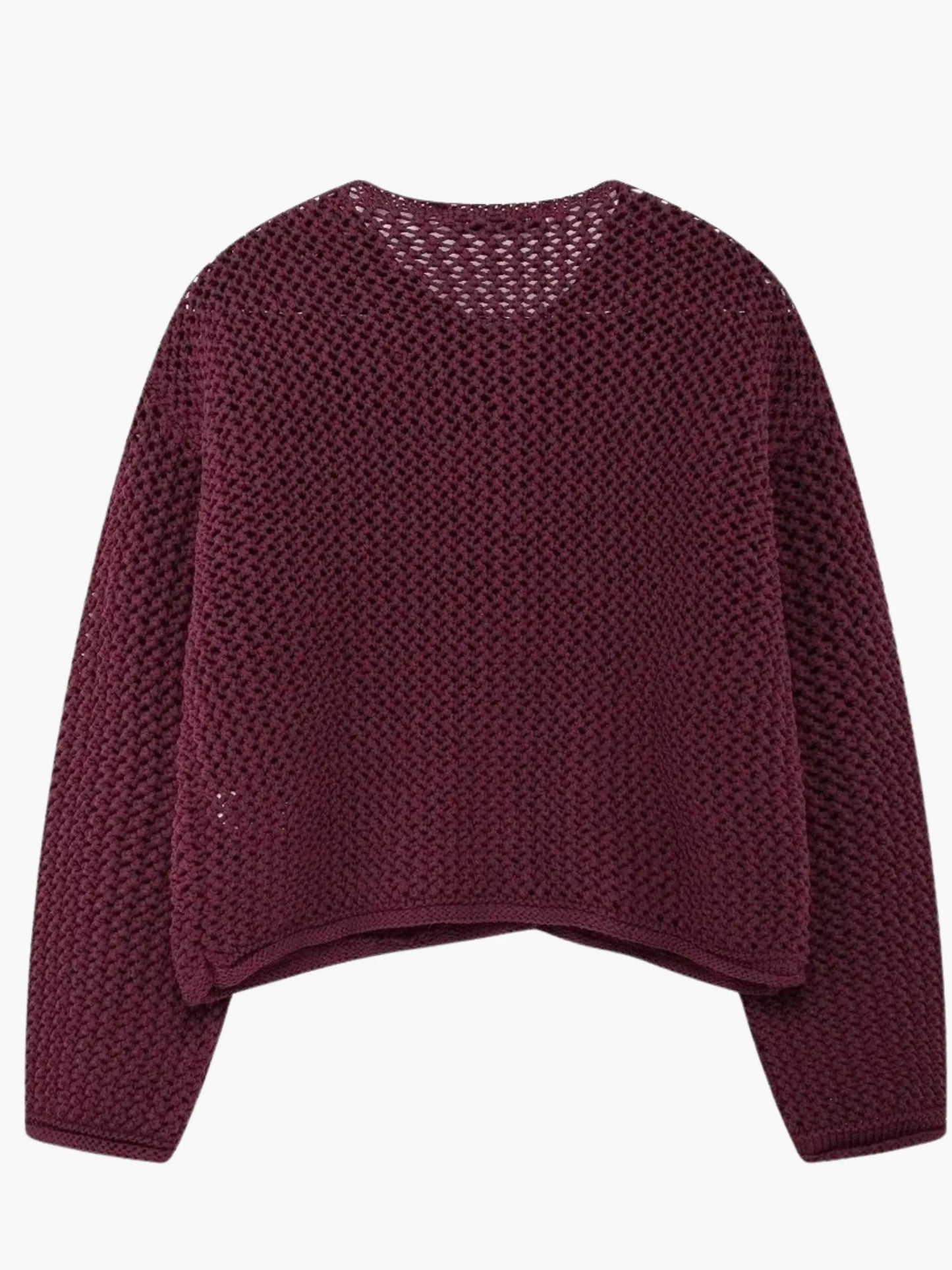 Damen Grobstrick Strickjacke Oversized