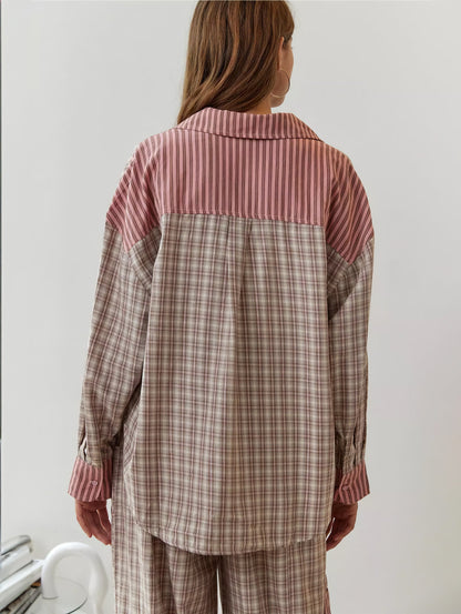 Damen Pyjama-Set Weich Komfort