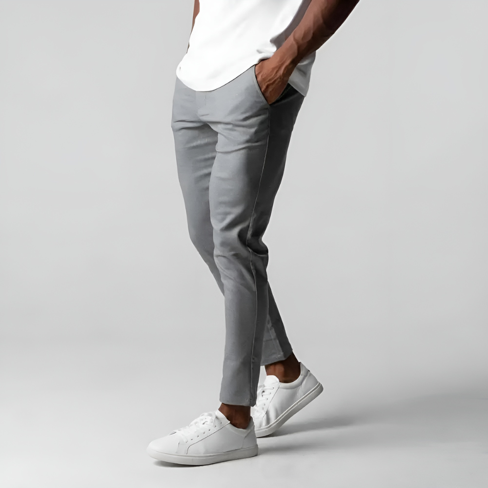 Herren Slim-Fit-Hosen Business