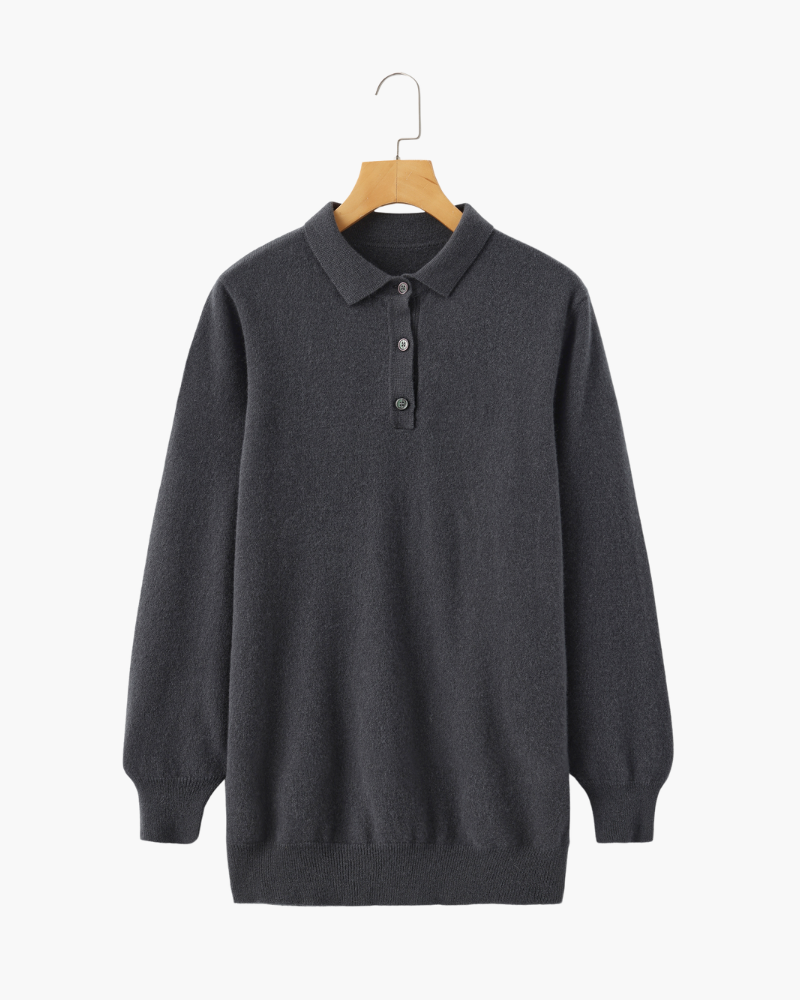 Herren Kaschmirpullover Polokragen Warm