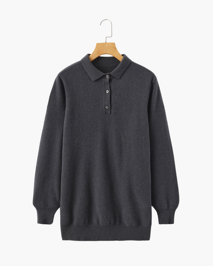 Herren Kaschmirpullover Polokragen Warm