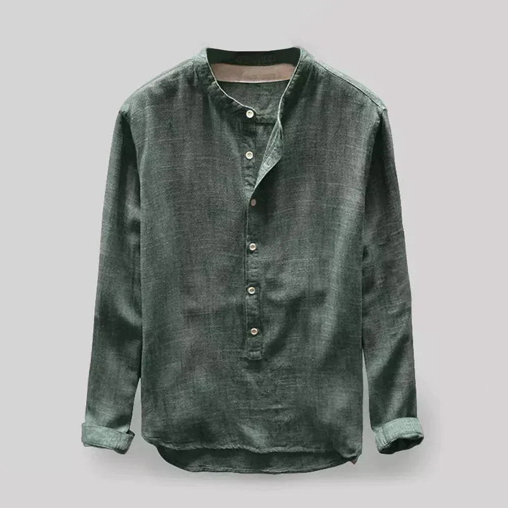 Herren Oxford Bluse Klassisch Elegante