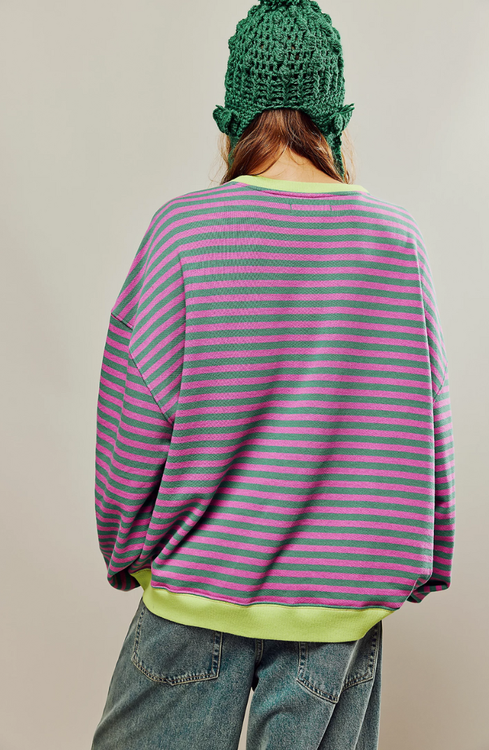 Damen Rundhals Pullover aus Strick für Frühling