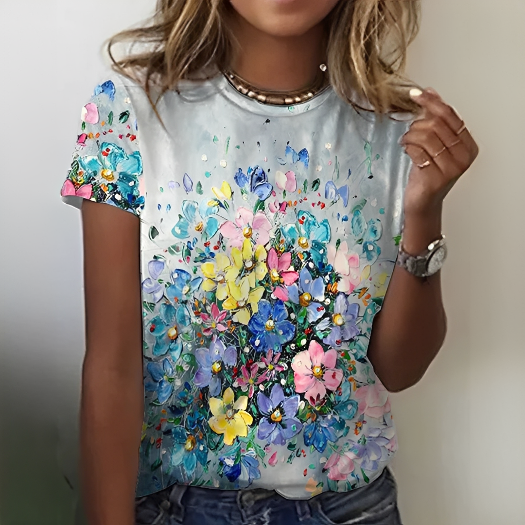 Damen T-Shirt Sommerleicht Modisch Elegant ist bereits ein guter