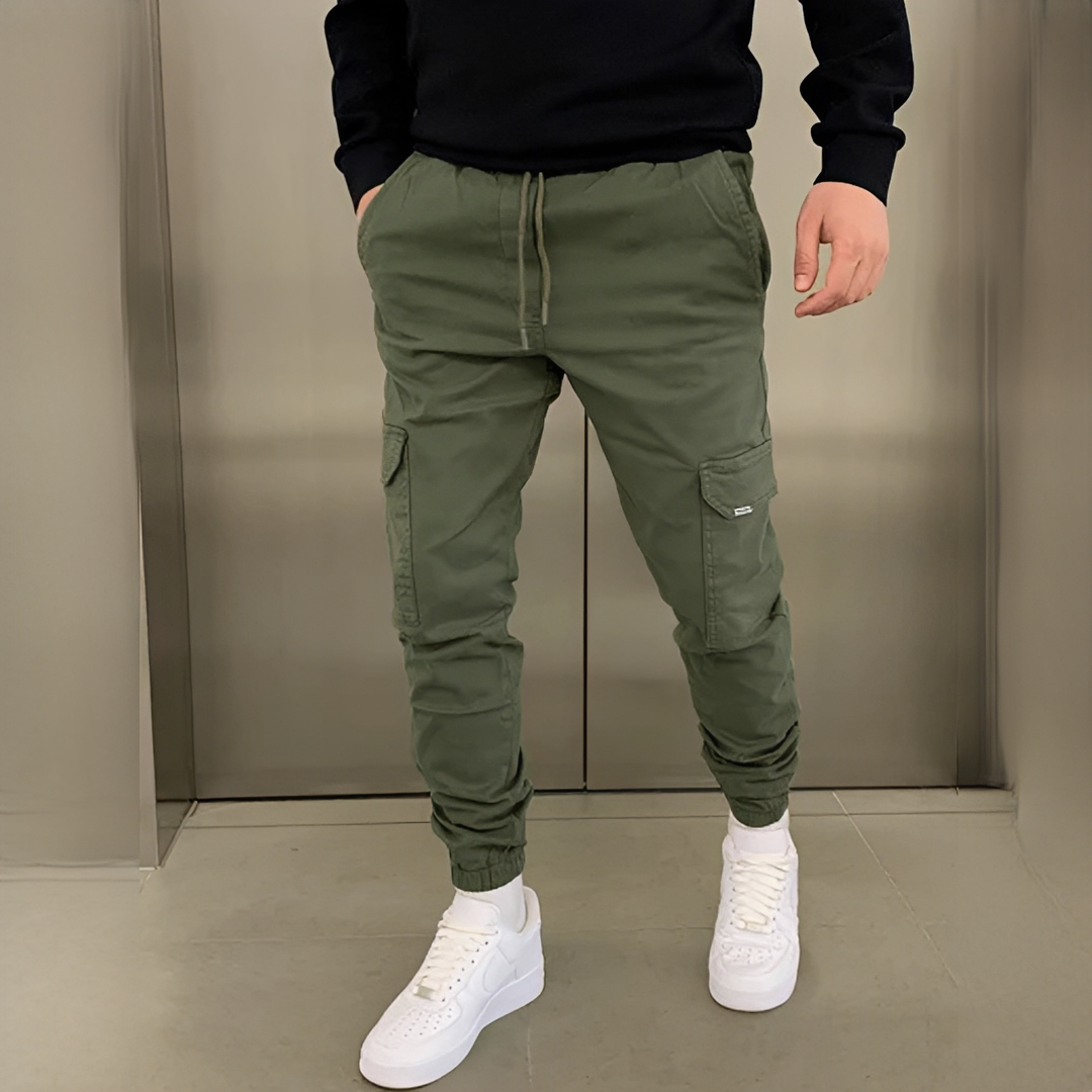 Herren Cargohose Bequem Comfort Freizeit Hose