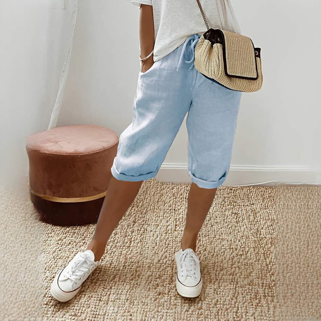 Damen Sommerhose 2er Pack Trendfarben