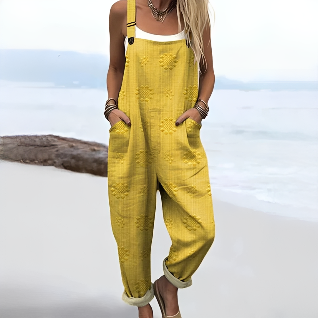 Damen Overall Leicht Sommer Baumwolle - Norvielle