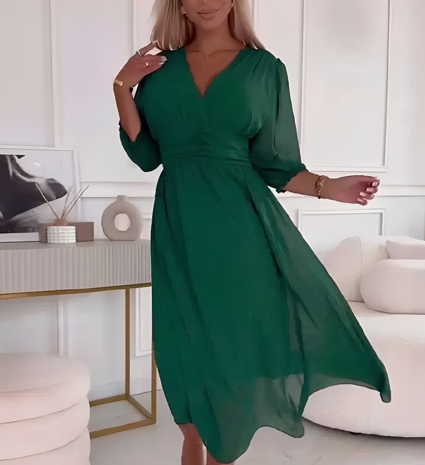 Damenkleid mit Ärmeln Lang