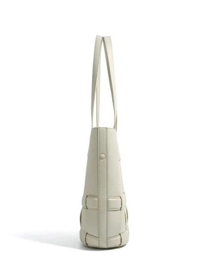 Geflochtene Damen Lederhandtasche