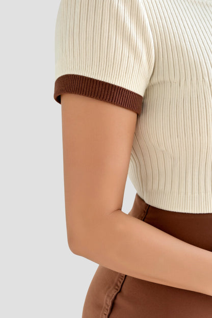 Herren Polo Hemd Gestrickt Kragen Blockfarben Relaxed Fit