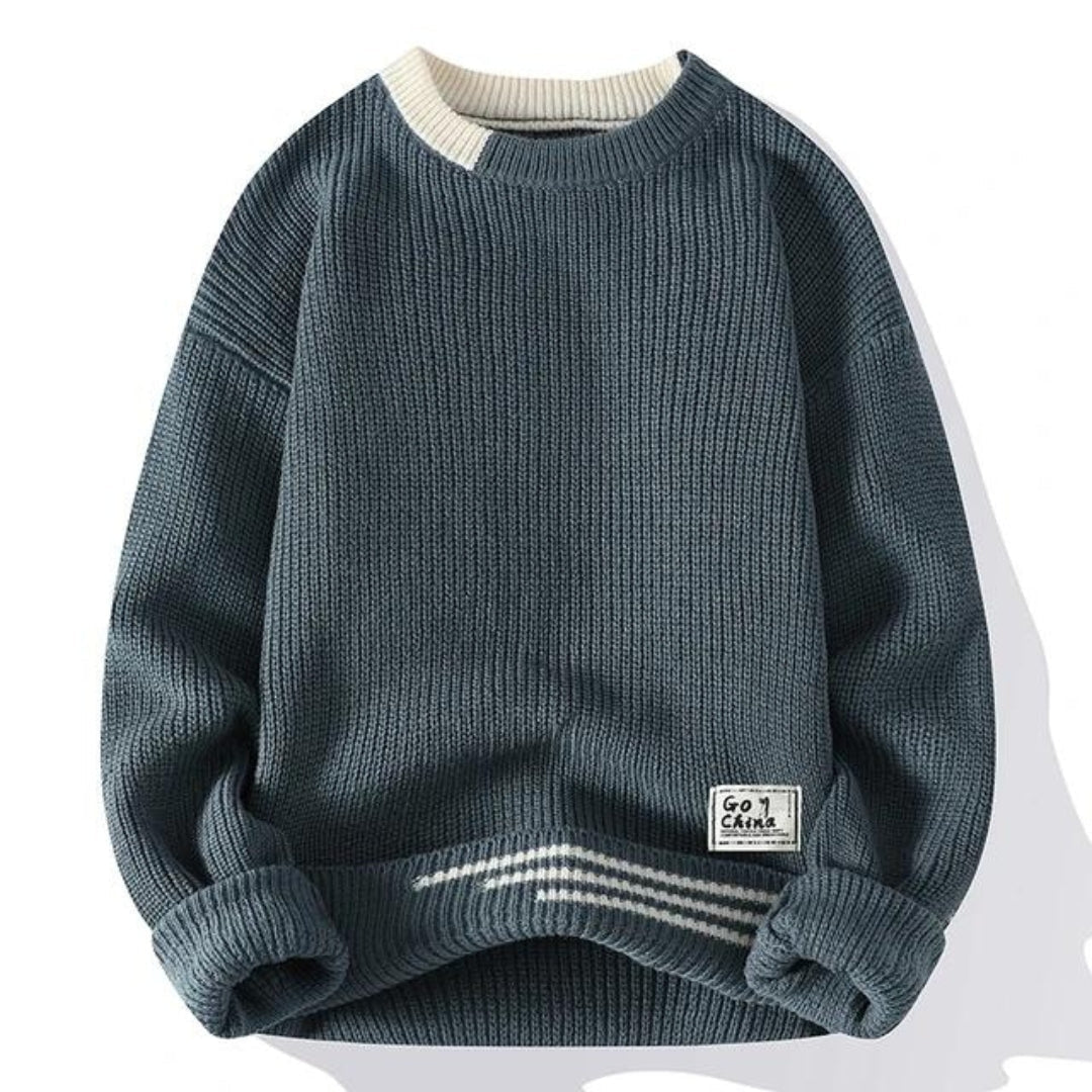 Herren Pullover Weiches Strickwerk Warm