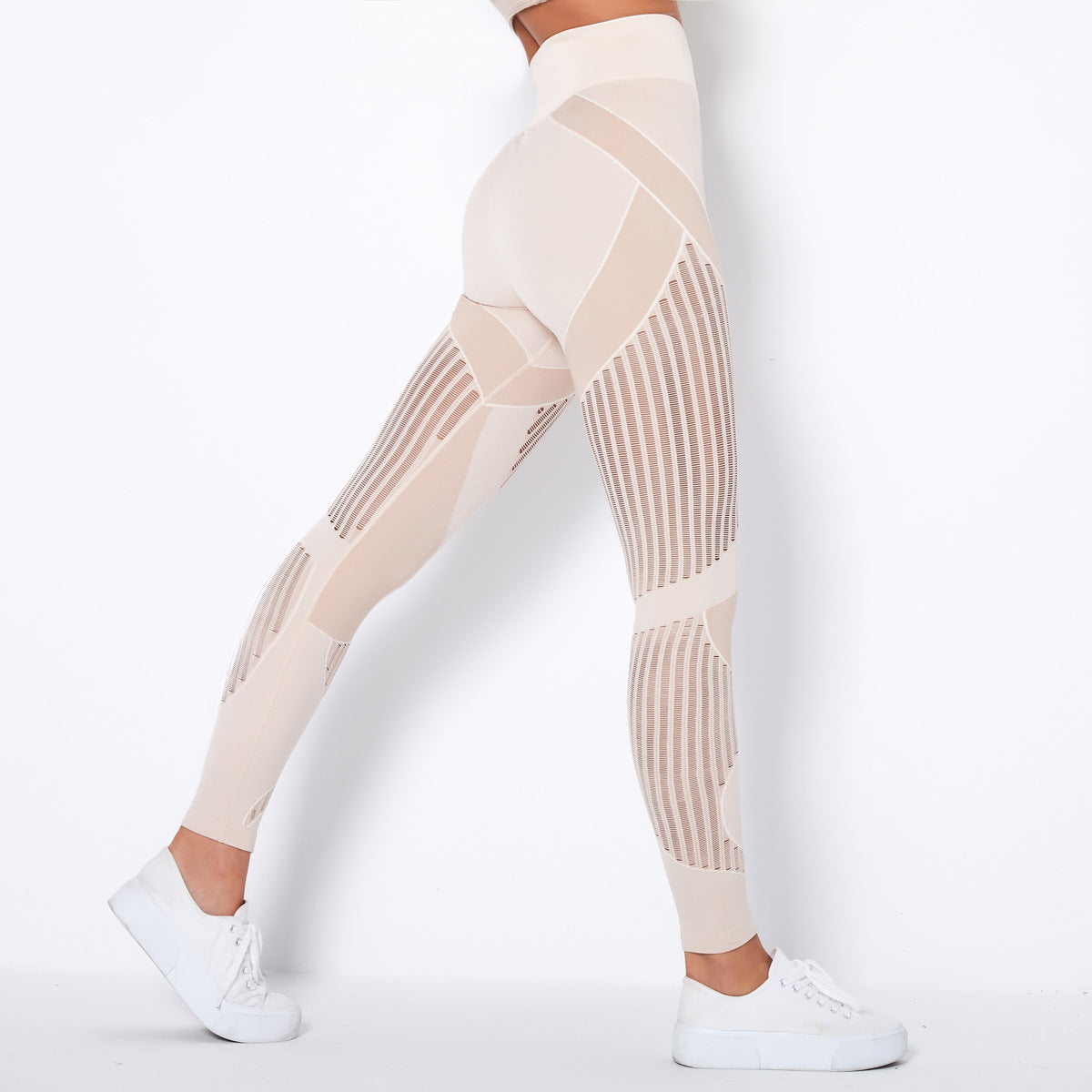 Damen Highwaist Leggings Stilvoll Hoch Tailliert - Norvielle