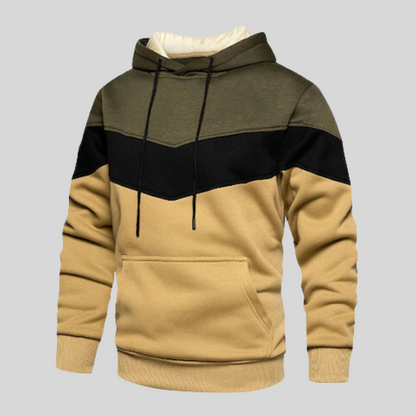 Herren Pullover Patchwork Baumwolle Modern