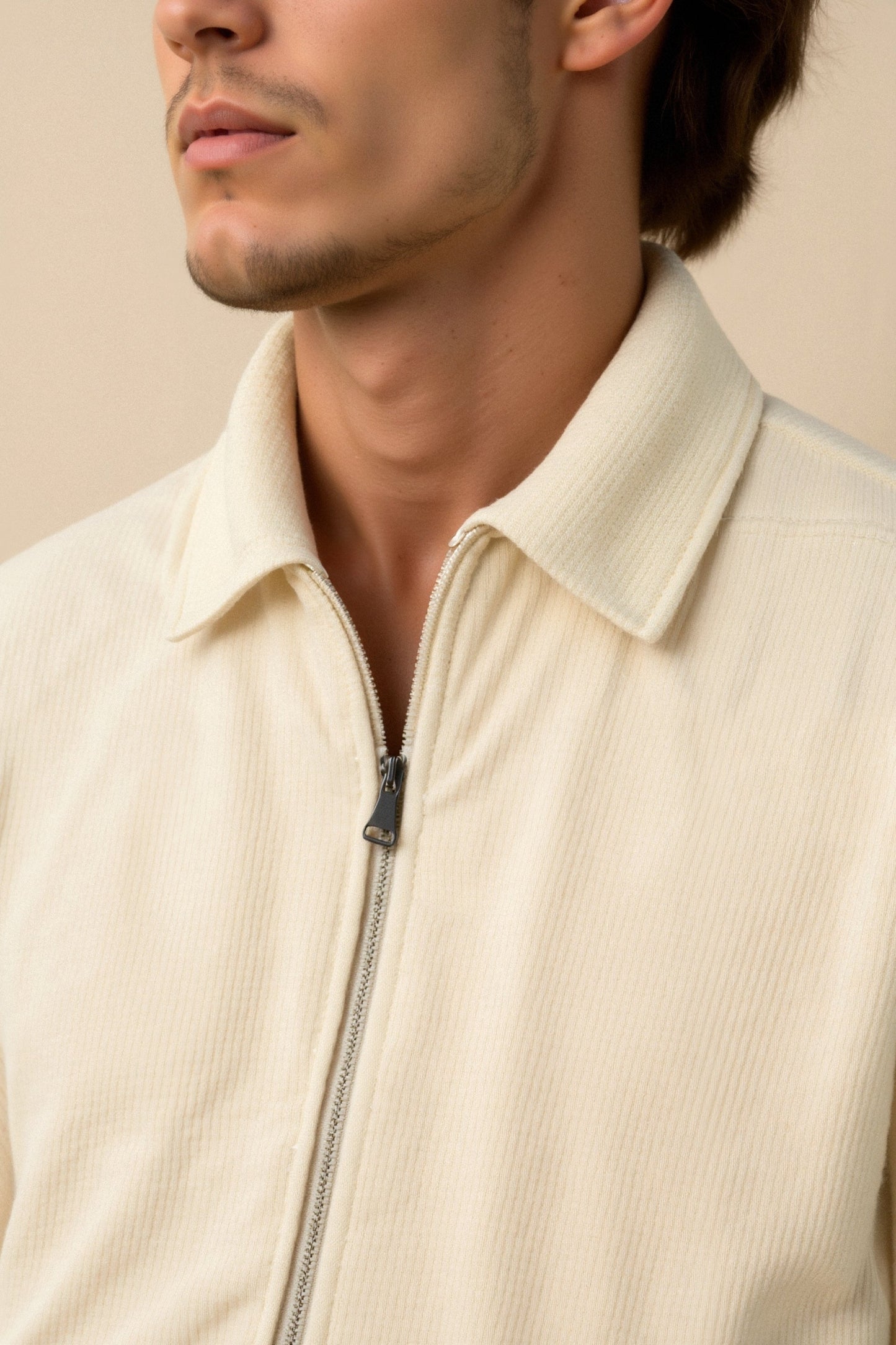 Herren Lederlookjacke Modern