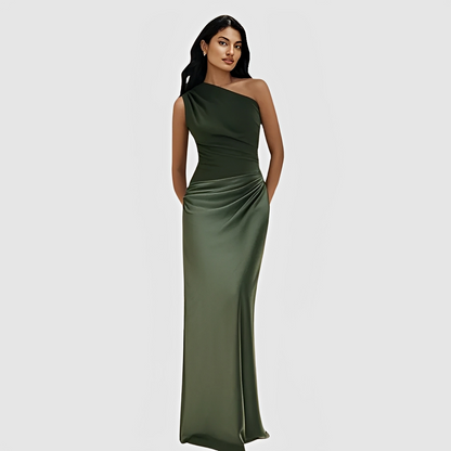 Damen Asymmetrisches Kleid Modern Eleganz