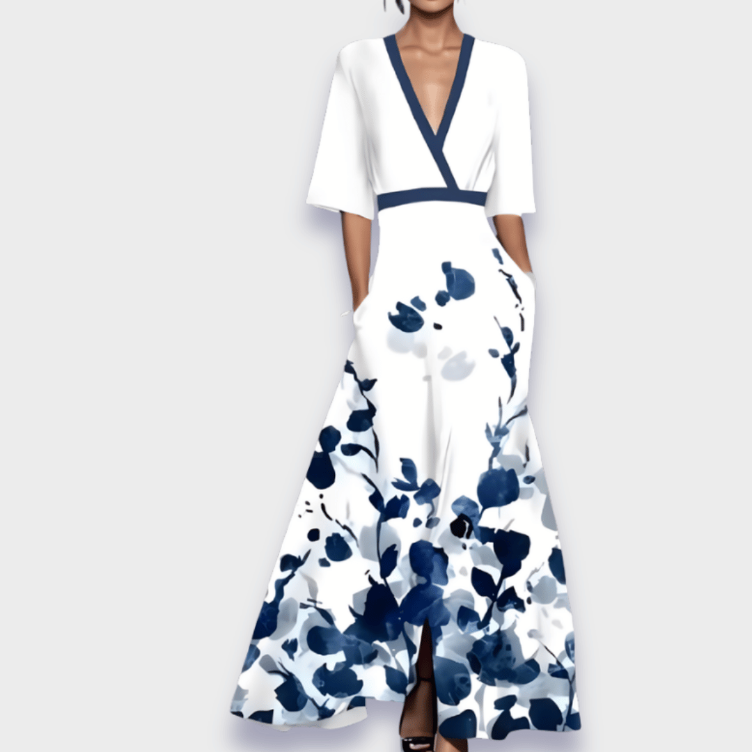 Damen Bademantel Weich Wickelblume Luxusrobe
