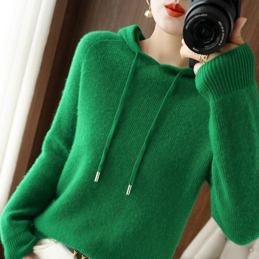 Damen Winter Kapuzenpullover Warm Fleece