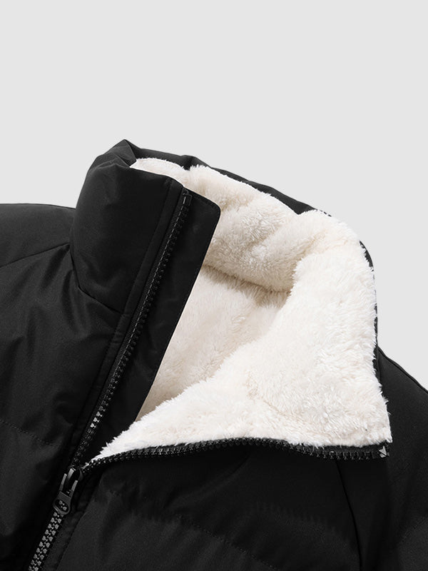 Gepolsterte Damen Winterdaunenjacke Warm